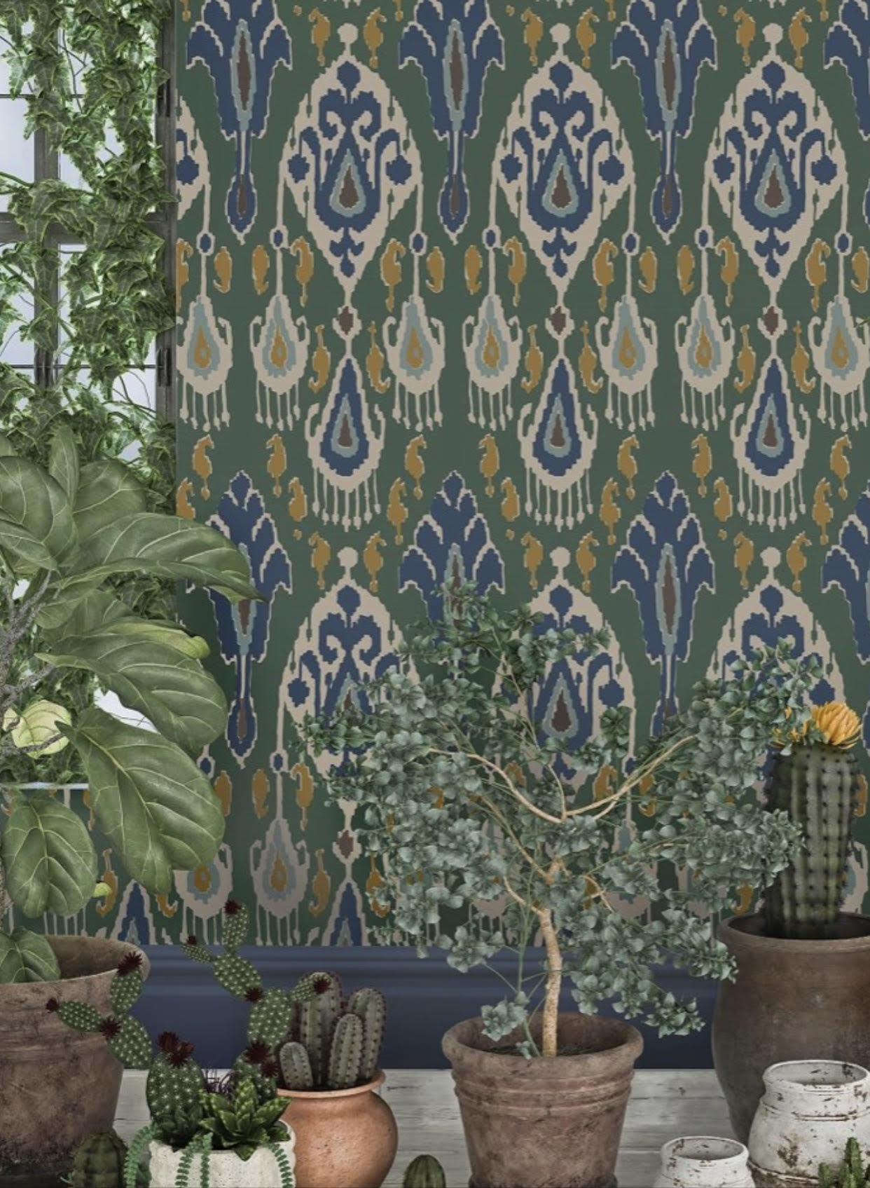 Ikat Wallpapers by Ornamenta  Archello